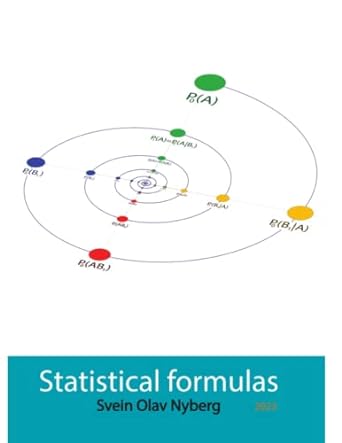 statistical formulas 2023 1st edition dr svein olav nyberg b0bm2bqjzf, 979-8362129439