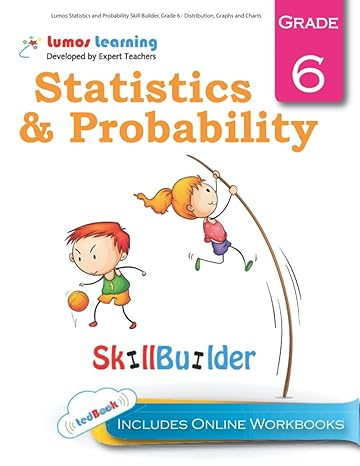 lumos statistics and probability skill builder grade 6 distribution graphs and charts plus online activities