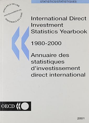 International Direct Investment Statistics Yearbook 2001 1980 2000 Annuaire Des Statistiques Dinvestissement Direct International