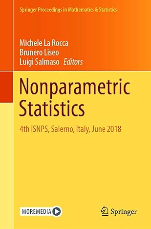 nonparametric statistics 4th isnps salerno italy june 2018 1st edition michele la rocca ,brunero liseo ,luigi