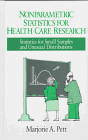 nonparametric statistics in health care research statistics for small samples and unusual distributions 1st