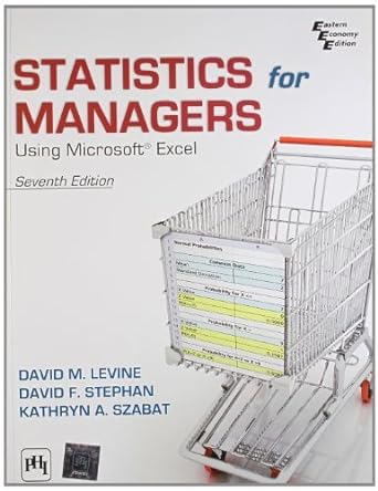 by levine szabat statistics for managers using microsoft excel 1st edition levine szabat b00htk1pia