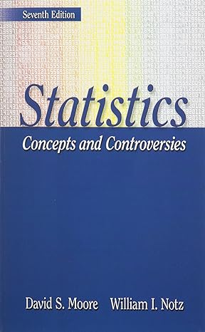 statistics concepts and controversies with tables esee access card and statsportal 7th edition david s moore