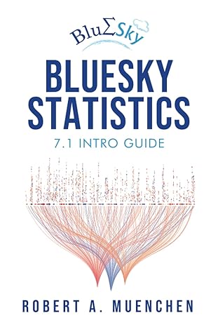 bluesky statistics 7 1 intro guide 1st edition robert muenchen 1716443520, 978-1716443527