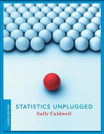 by sally caldwell statistics unplugged 1st edition sally caldwell b00htjn71y
