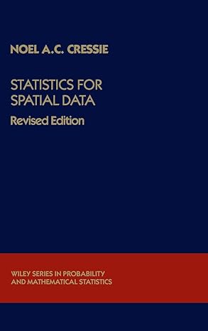 statistics for spatial data revised edition noel cressie 0471002550, 978-0471002550