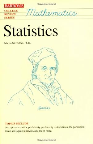 statistics 1st edition martin sternstein ph d 0812093119, 978-0812093117