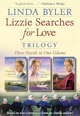 lizzie searches for love trilogy three novels in one volume  linda byler 1680996428, 978-1680996425