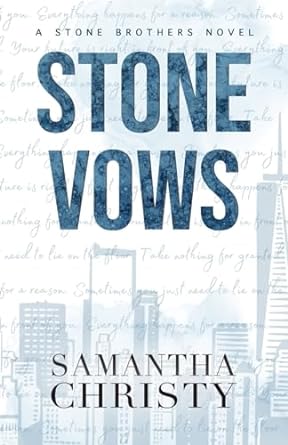 stone vows a stone brothers novel  samantha christy 154805092x, 978-1548050924
