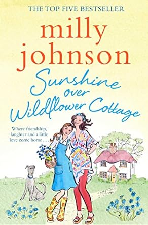 sunshine over wildflower cottage  milly johnson 1471140482, 978-1471140488