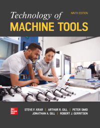 technology of machine tools 9th edition steve krar, arthur gill, peter smid, robert j. gerritsen, john gill