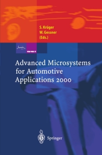 advanced microsystems for automotive applications 2000 1st edition s kruger, w gessner 3540670874,