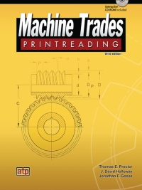 machine trades printreading 3rd edition thomas e. proctor 0826918816, 9780826918819