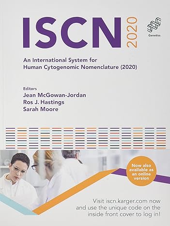 iscn an international system for human cytogenomic nomenclature 2020 1st edition jean mcgowan jordan, ros j
