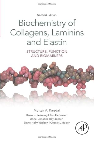 Biochemistry Of Collagens Laminins And Elastin Structure Function And Biomarkers