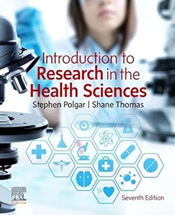 introduction to research in the health sciences 7th edition stephen polgar, shane a thomas 0702074934,