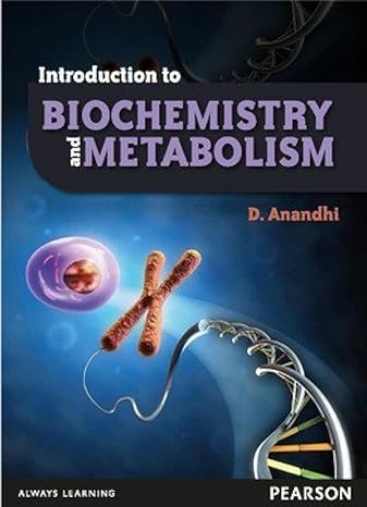 introduction to biochemistry and metabolism 1st edition anandhi 8131774856, 978-8131774854