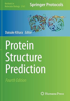 protein structure prediction 4th edition daisuke kihara 1071607103, 978-1071607107