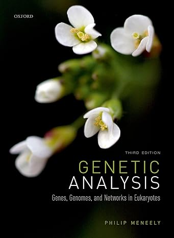 genetic analysis genes genomes and networks in eukaryotes 3rd edition philip meneely 0198809905,
