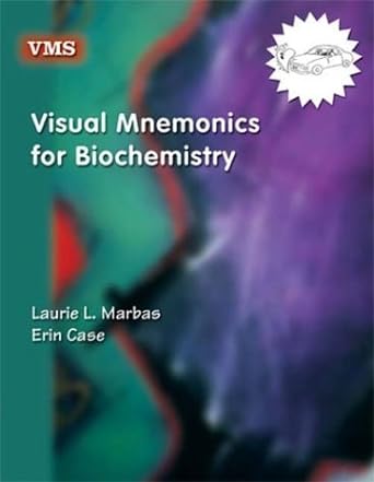 visual mnemonics for biochemistry 1st edition laurie l. marbas ,erin case 1405103582, 978-1405103589