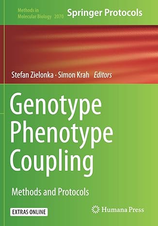 genotype phenotype coupling methods and protocols 1st edition stefan zielonka ,simon krah 1493998552,