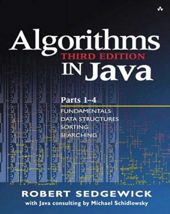 algorithms in java parts 1 to 4 fundamentals data structures sorting searching 3rd edition robert sedgewick