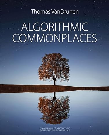 algorithmic commonplaces 1st edition thomas vandrunen 1590282957, 978-1590282953