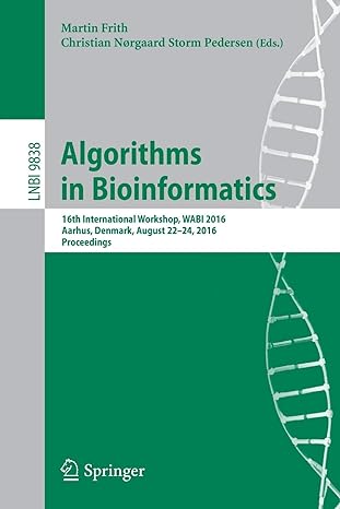 algorithms in bioinformatics 16th international workshop wabi 2016 lnbi 9838 1st edition martin frith