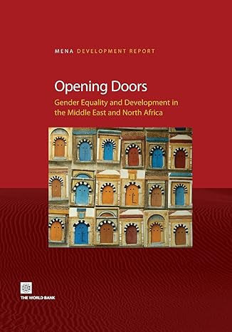 Opening Doors Gender Equality And Development In The Middle East And North Africa