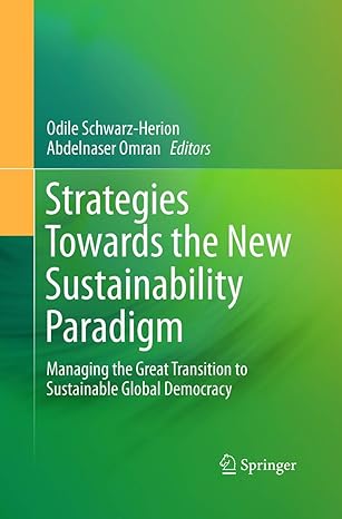 strategies towards the new sustainability paradigm managing the great transition to sustainable global
