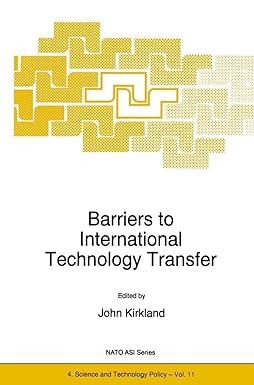 barriers to international technology transfer 1st edition j. kirkland 9048147816, 978-9048147816