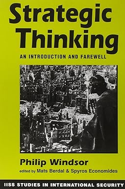 Strategic Thinking An Introduction And Farewell