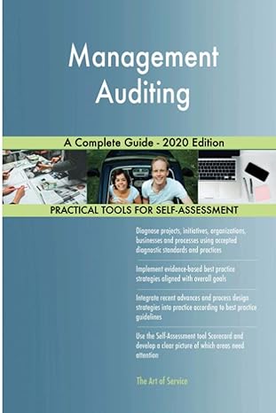 management auditing a complete guide 2020 2020th edition gerardus blokdyk 1867308231, 978-1867308232