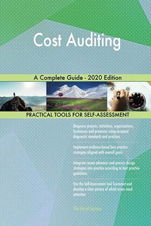 cost auditing a complete guide 2020 2020th edition gerardus blokdyk 1867404664, 978-1867404668