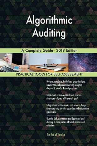 algorithmic auditing a complete guide 2019 2019th edition gerardus blokdyk 0655800867, 978-0655800866