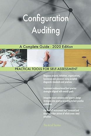 configuration auditing a complete guide 2020 2020th edition gerardus blokdyk 0655934316, 978-0655934318