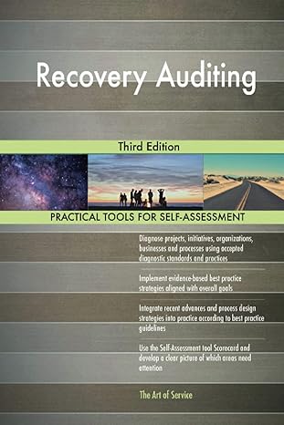 recovery auditing practical tools for self assessment 3rd edition gerardus blokdyk 0655302018, 978-0655302018