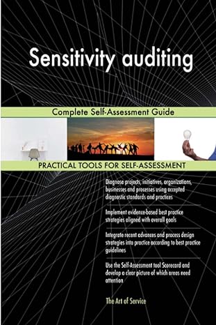 sensitivity auditing complete self assessment guide 1st edition gerardus blokdyk 0655181644, 978-0655181644