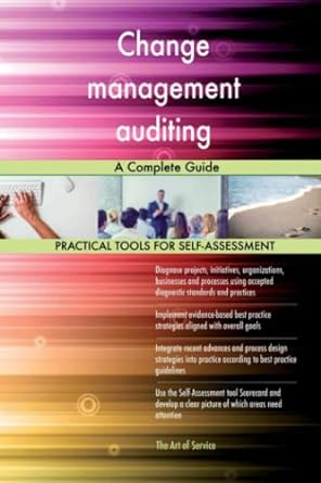 change management auditing a complete guide 1st edition gerardus blokdyk 0655319646, 978-0655319641