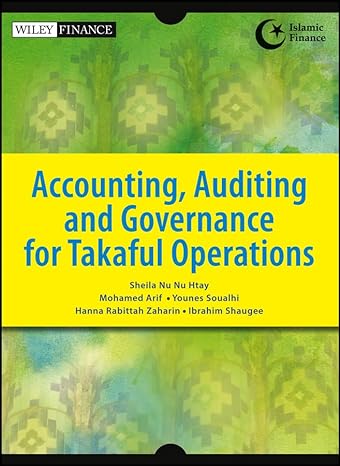 accounting auditing and governance for takaful operations 1st edition sheila nu nu htay ,mohamed arif ,younes