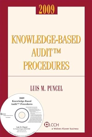 knowledge based audit procedures 2009 2009th edition luis puncel 080809212x, 978-0808092124