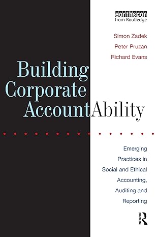 building corporate accountability emerging practices in social and ethical accounting auditing and reporting