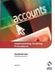 implementing auditing procedures 1st edition john taylor 187296298x, 978-1872962986