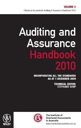 auditing and assurance handbook 2010 1st edition icaa ,stephanie kemp 1742167136, 978-1742167138