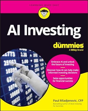 ai investing for dummies 1st edition paul mladjenovic 1394237030, 978-1394237036
