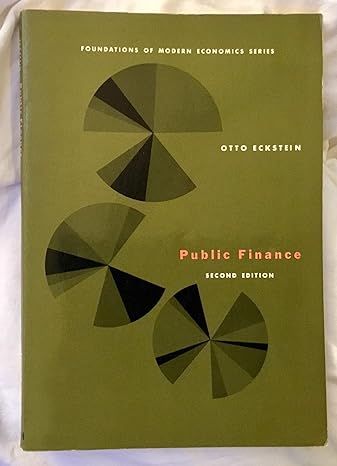 public finance 1st edition eckstein b000unxj1o
