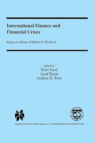 international finance and financial crises essays in honor of robert p flood jr 1999 edition peter isard