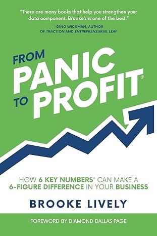 from panic to profit how 6 key numbers can make a 6 figure difference in your business 1st edition brooke