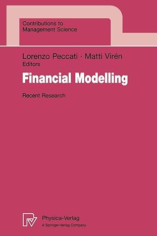 financial modelling recent research 1st edition lorenzo peccati ,matti viren 3790807656, 978-3790807653