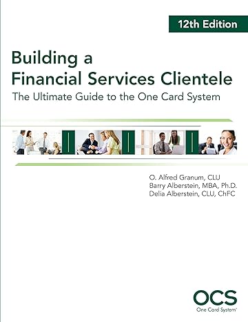 building a financial services clientele 12th edition al granum 1945424001, 978-1945424007
